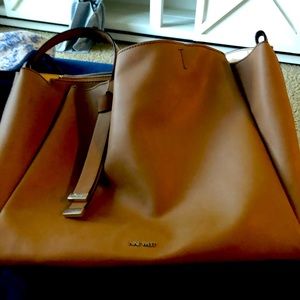 Nine West saddle tan color bag